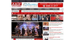Desktop Screenshot of akifhaber.com